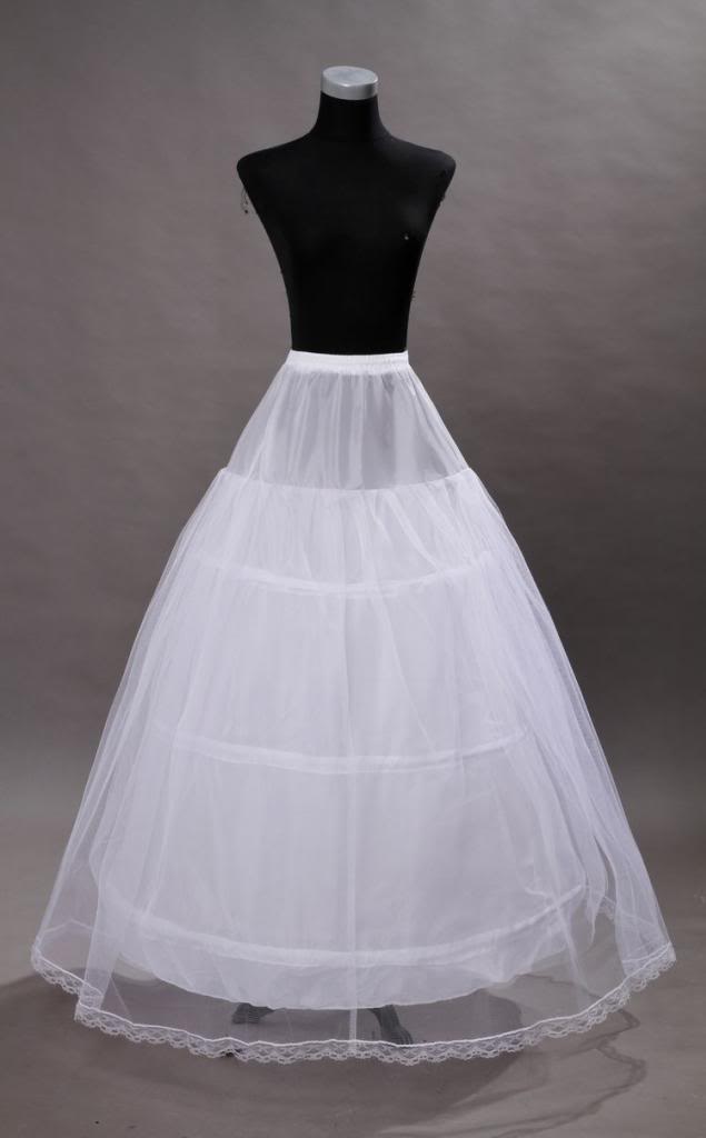 Jupon de Robe Mariage 3 Cerceaux Tulle NEUF