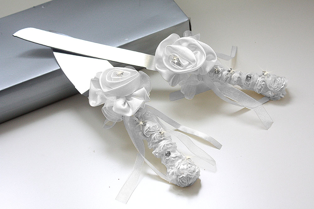 Couverts Satin Ivoire Couverts Blanc Mariage Modele Neuf Rose