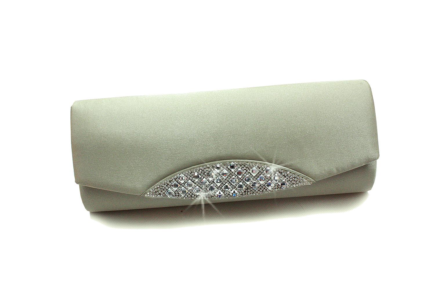 Pochette Mariage Satin Oeil Strass Beige Vert Noir Rouge Bleu Violet NEUF eBay