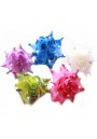 Pince Mariage Fleur Tissu Strass Scintillant (Rose, Bleu, Violet, Blanc, Vert)