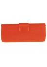 Sac Pochette Mariage Noeud Sinamay Orange