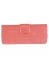 Sac Pochette Mariage Noeud Sinamay Rose Corail