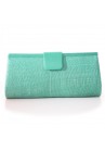 Sac Pochette Mariage Noeud Sinamay Bleu / Vert