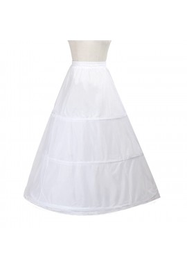 Jupon de Robe Mariage 3 Cerceaux Voile Satin