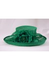 Chapeau Fleur Marguerite Mariage Vert