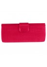 Sac Pochette Mariage Noeud Sinamay Rose Fushia