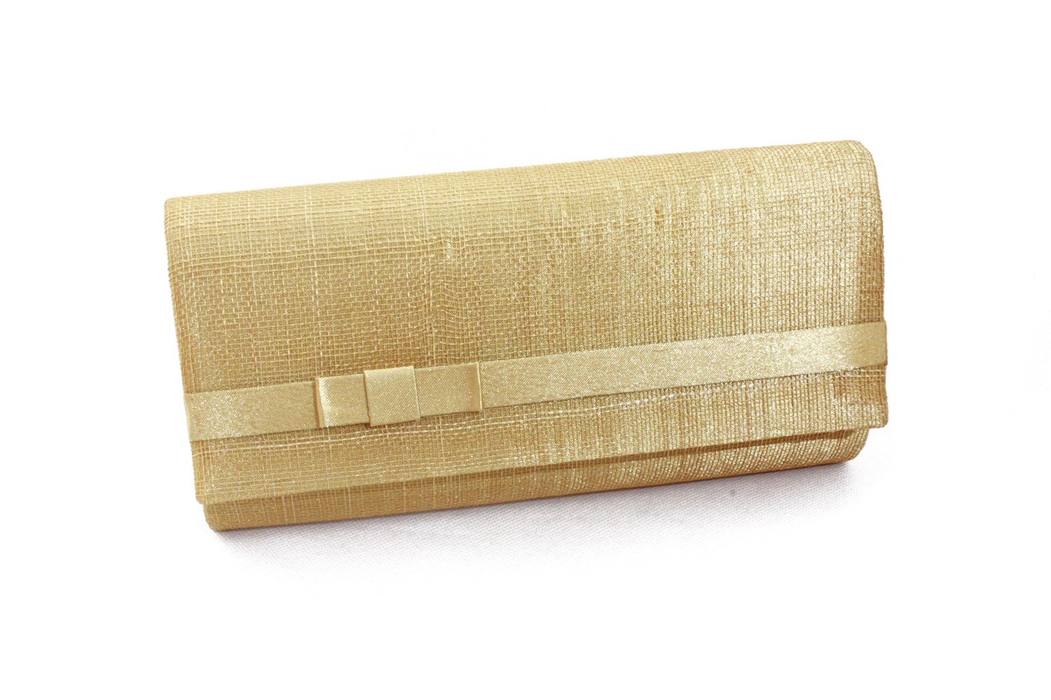 Vert, Or, ... NEUF Sac Pochette Mariage Noeud Sinamay