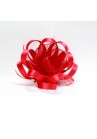 Pince Broche Mariage Fleur Plumes Ruban Rond Rouge