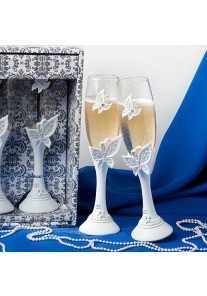 Flute Coupe Champagne Mariage Papillon