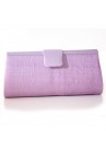 Sac Pochette Mariage Noeud Sinamay Violet