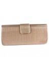 Sac Pochette Mariage Noeud Sinamay Beige