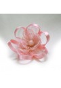 Pince Broche Mariage Fleur Plumes Bouton Ruban (Rouge, Rose, Noir, Bleu, Gris, Ivoire, Or, Orange, Vert)