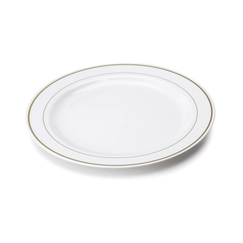 Assiette jetable or - Cdiscount