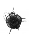 Pince Broche Mariage Fleur Trèfles Coupelle Noir