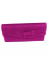 Sac Pochette Mariage Noeud Sinamay Violet