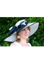 Chapeau Mariage Ceremonie Sisal Plume Noeuds (Vert, Rose, Ivoire, Blanc, Noir, Bleu, Rouge, Marron)