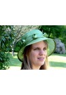 Chapeau Mariage Fleur Vert