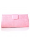 Sac Pochette Mariage Noeud Sinamay Rose Pal